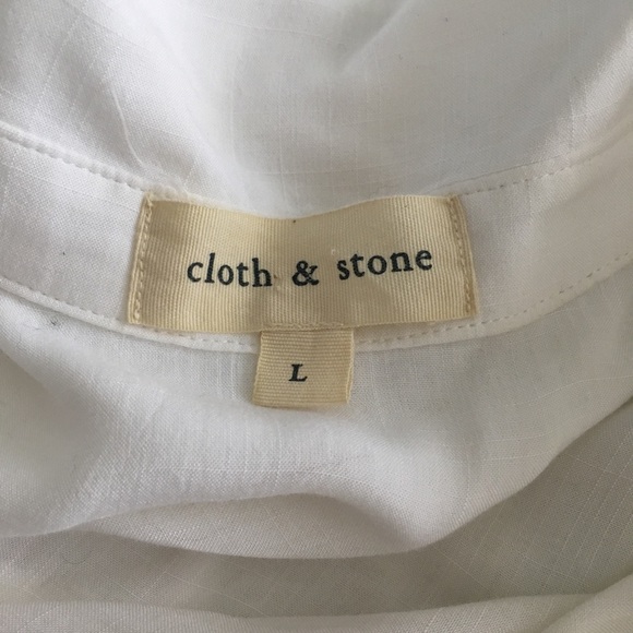 Anthropologie Cloth & Stone Sleeveless Button Down - Picture 4 of 4